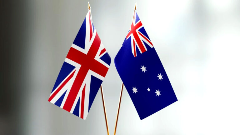 UK Australia Flags CANZUK